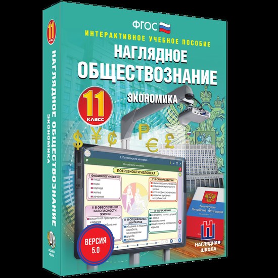 Интерактивное пособие "Наглядное обществознание. Экономика. 11 класс"