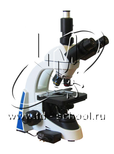 Микроскоп тринокулярный (планахромат)