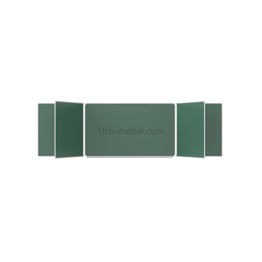 Пятиэлементная меловая доска 360х120 см