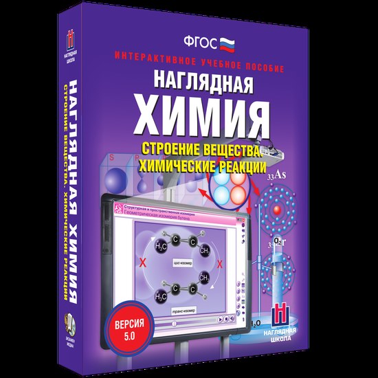 Наглядная химия. Строение вещества. Химические реакции (интерактивное пособие)