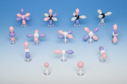 Комплект моделей атомных орбиталей (14 моделей) М14
