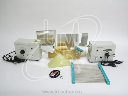 Комплект оборудования для демонстрации и изучения свойства электромагнитных волн