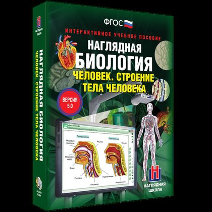 Интерактивное учебное пособие "Наглядная биология. 8-9 класс. Человек. Строение тела человека"