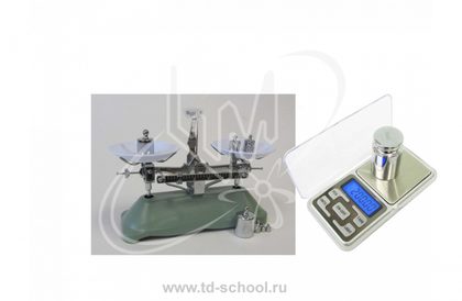 Весы (электронные и рычажные с разновесами)