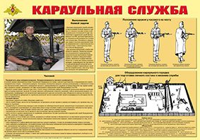 Плакат "Караульная служба"