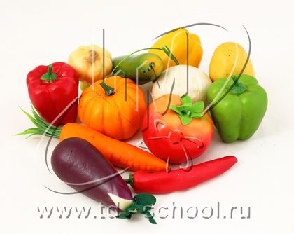 Набор муляжей овощей