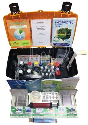 Мини-экспресс-лаборатория учебная химическая, 14 показателей, 8.012