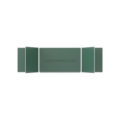 Пятиэлементная меловая доска 340х100 см