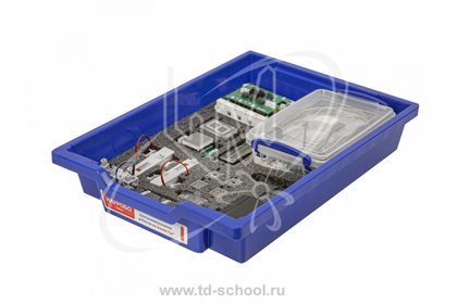 2.20.154. Базовый робототехнический набор для конструирования, изучения электроники и микропроцессоров и информационных систем и устройств (электронные устройства (датчики, моторы, сервормоторы)